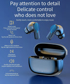 Wireless TWS ANC earbuds from Nova Mart with HiFi stereo sound, touch control, and 30-hour battery life.