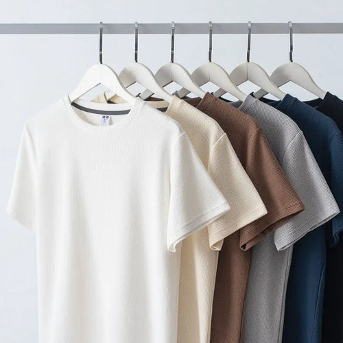 Men's Waffle T-Shirt – Breathable