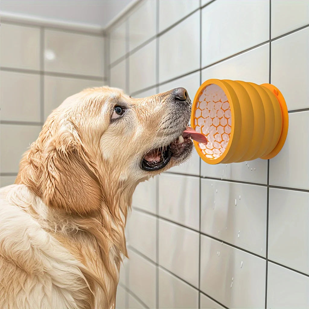 Silicone Slow Feeder Dog Bowl Cup - Anti-Slip Distraction Design for Small To Medium Breeds - Promotes Healthy Digestion - Image 2