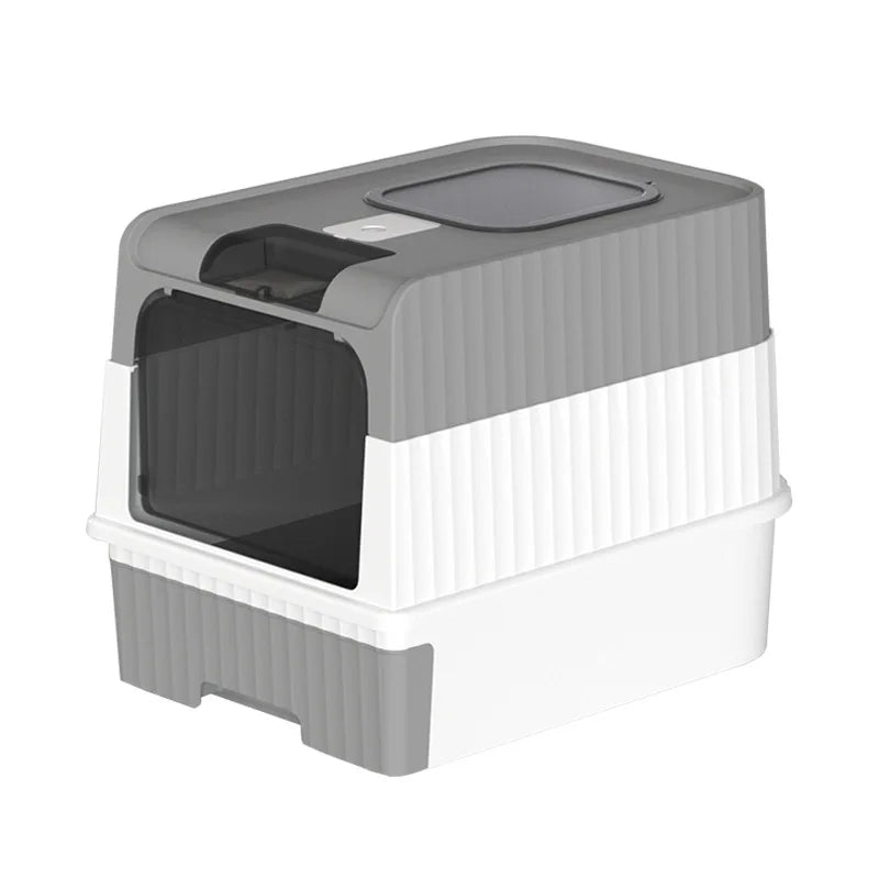 Fully Enclosed Cat Litter Box – Anti-Splash - Image 1