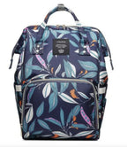 Large capacity Lequeen mummy diaper bag backpack by Nova Mart, featuring multiple compartments for travel and baby essentials.