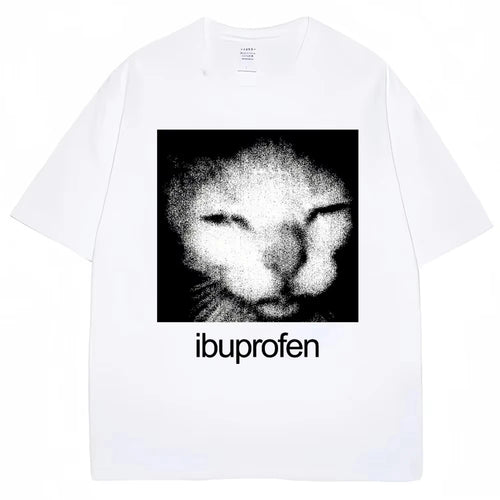 Cat Meme Oversized T-Shirt – Vintage