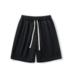 Men's casual drawstring jogger shorts by Nova Mart, featuring comfortable sweat fabric and adjustable waistband.