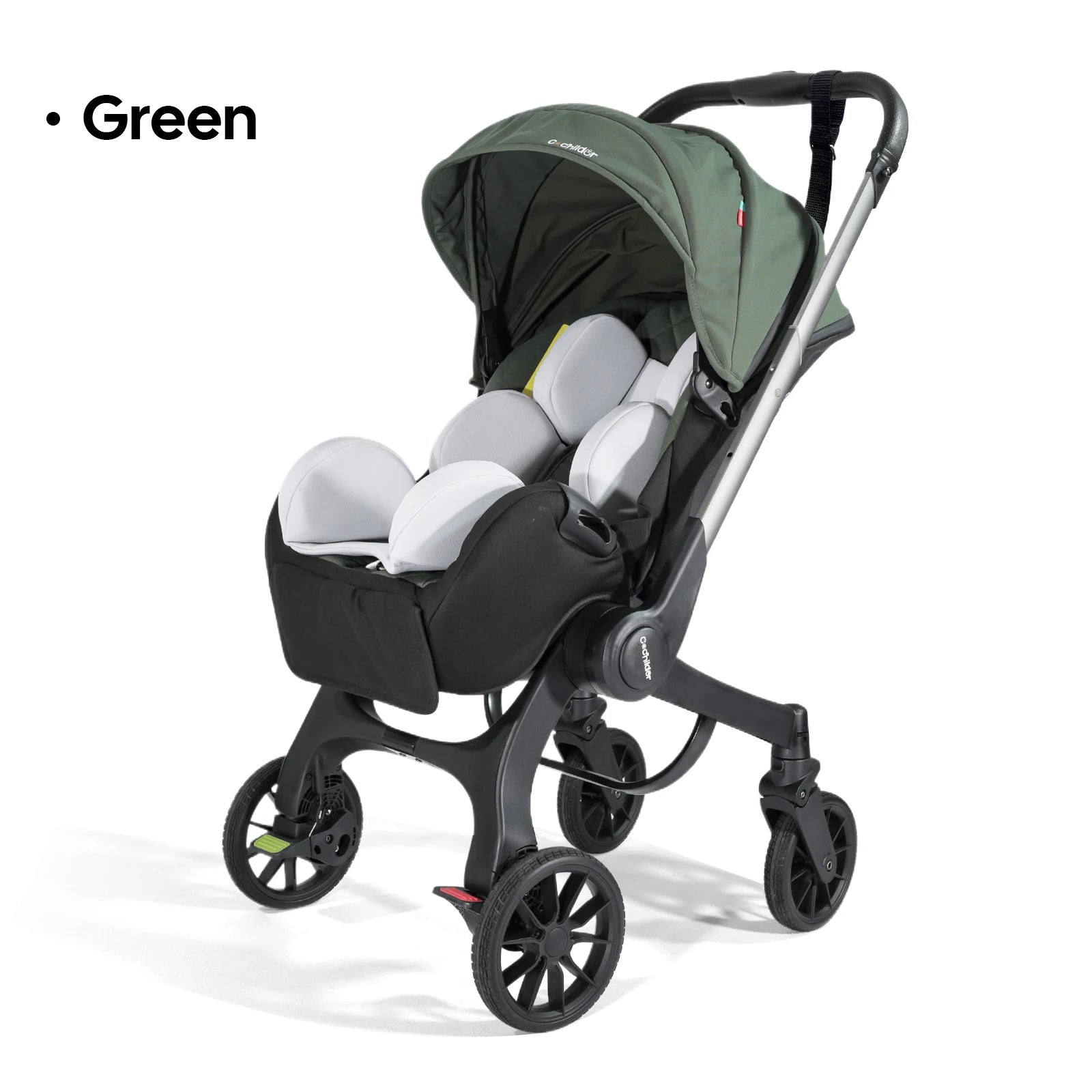 Multi-functional baby stroller with adjustable backrest