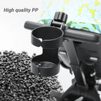 Baby stroller cup holder by Nova Mart, universal bottle and drink rack attached to stroller handle for easy access.