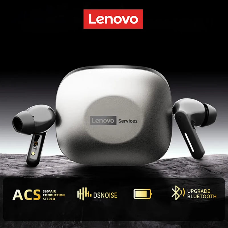 Lenovo LE209 ANC earbuds with 12mm drivers and 30-hour battery, wireless earphones with active noise cancellation.