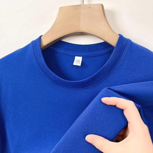 Men's Korean Casual Cotton Round Neck – Soft Cotton