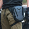 Waterproof motorcycle waist leg bag by Nova Mart, designed for riders to securely store essentials during rides.