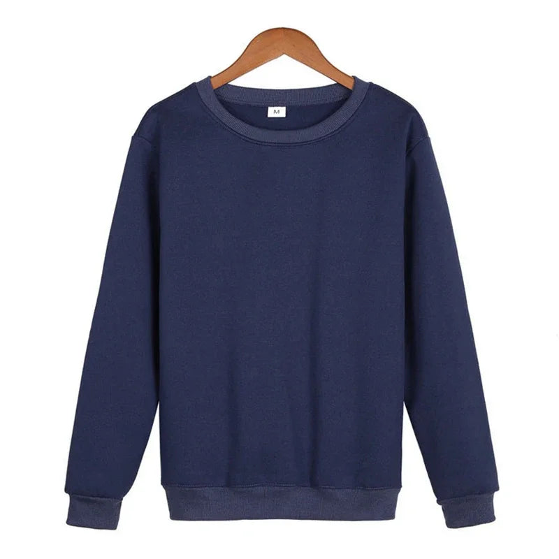 Men's solid color casual hoodie from Nova Mart, autumn streetwear pullover, featuring a comfortable fit and simple design.