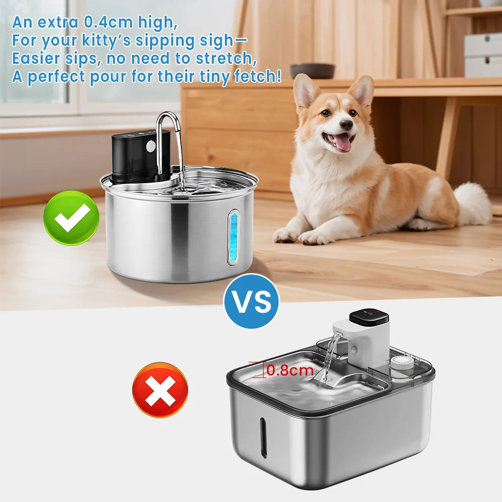 3.5L Stainless Steel Cat Sensor Water dispenser