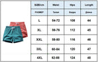 Men's beach sports shorts with elastic waist and double pockets, stylish summer men's fashion by Nova Mart.