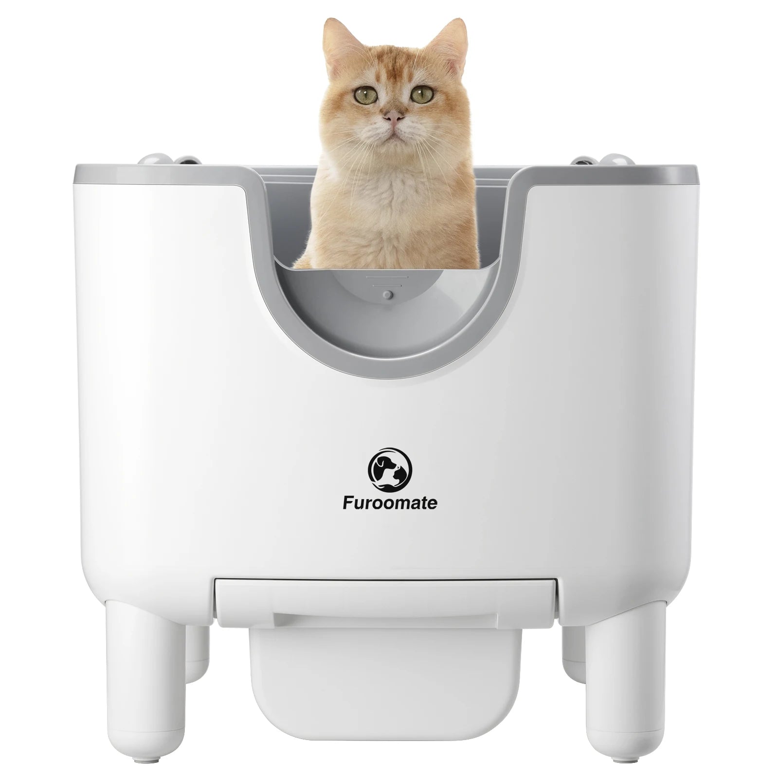 F6 Self-Cleaning Litter Box – Open-Top - Image 1