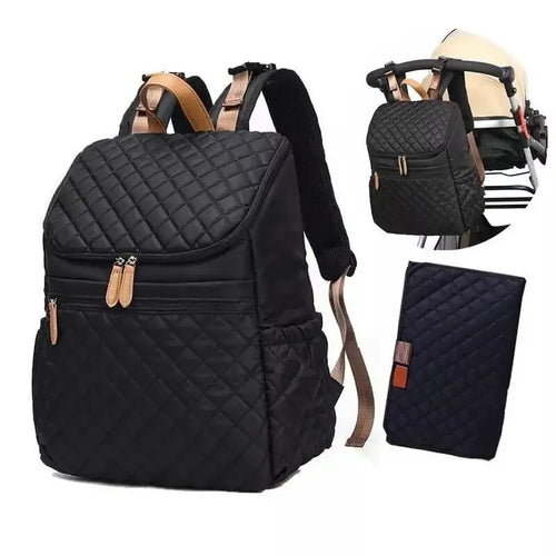 Denim Baby Diaper Bag Backpack – Thermal Pocket