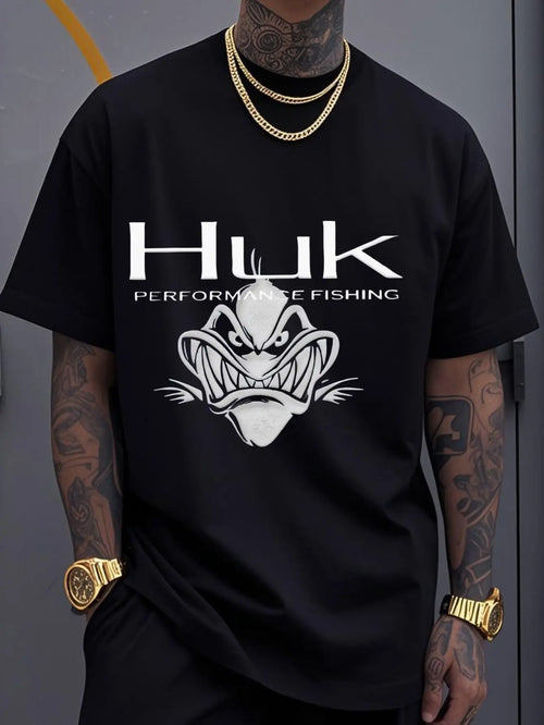 Men's Y2K Street T-Shirt – Retro Letter