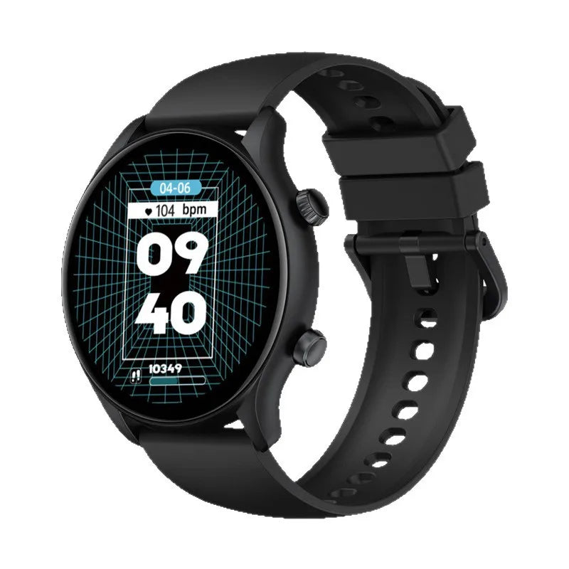 Smart Watch for Men & Women by Nova Mart showing a digital display with health tracking features and Bluetooth call functionality.