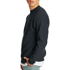 Men's solid color casual hoodie by Nova Mart, autumn streetwear pullover with a relaxed fit and comfortable fabric.