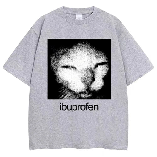 Cat Meme Oversized T-Shirt – Vintage
