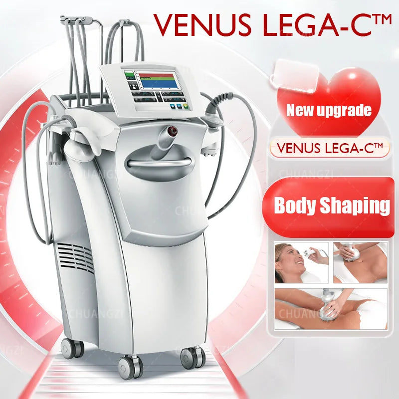 Nova Mart Venus Legacy skin tightening machine for salon, a professional beauty device used for skin firming and rejuvenation.