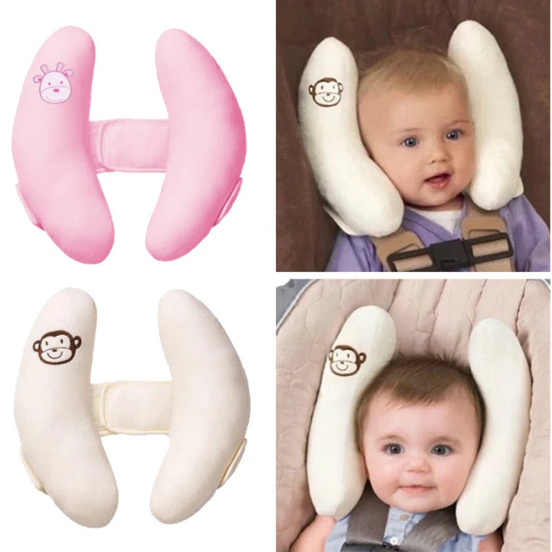 Nova Mart baby stroller neck pillow with soft support for car seat head and neck comfort for infants.