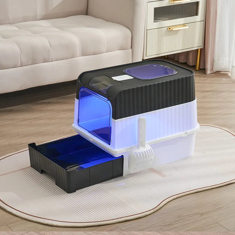 Fully Enclosed Cat Litter Box – Anti-Splash - Image 10