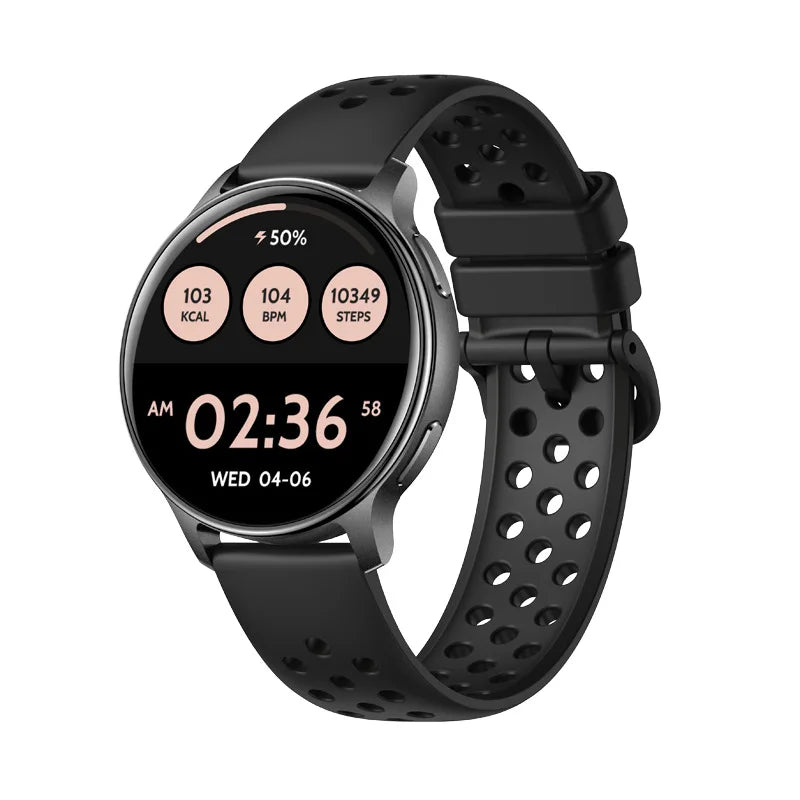 Smart Watch for Men & Women by Nova Mart featuring health tracking, Bluetooth call, digital display, and sleek design.