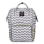 Large capacity Lequeen mummy diaper bag backpack by Nova Mart, featuring multiple compartments for travel and baby essentials.