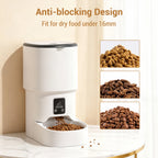 Programmable 4L Automatic Pet Feeder for Small Dogs Cats, Up to 6 Meals Daily, Timer/Portion Control, Pet Feeding Food Dispenser - Image 8