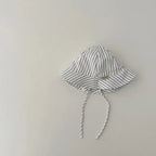 Baby bucket hat by Nova Mart, sunshade fisherman cap for infants and toddlers, soft fabric with wide brim for sun protection.