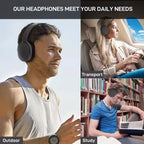AyeBeau ANC headset by Nova Mart, wired and wireless gaming and call earphones with cushioned ear cups and adjustable headband.