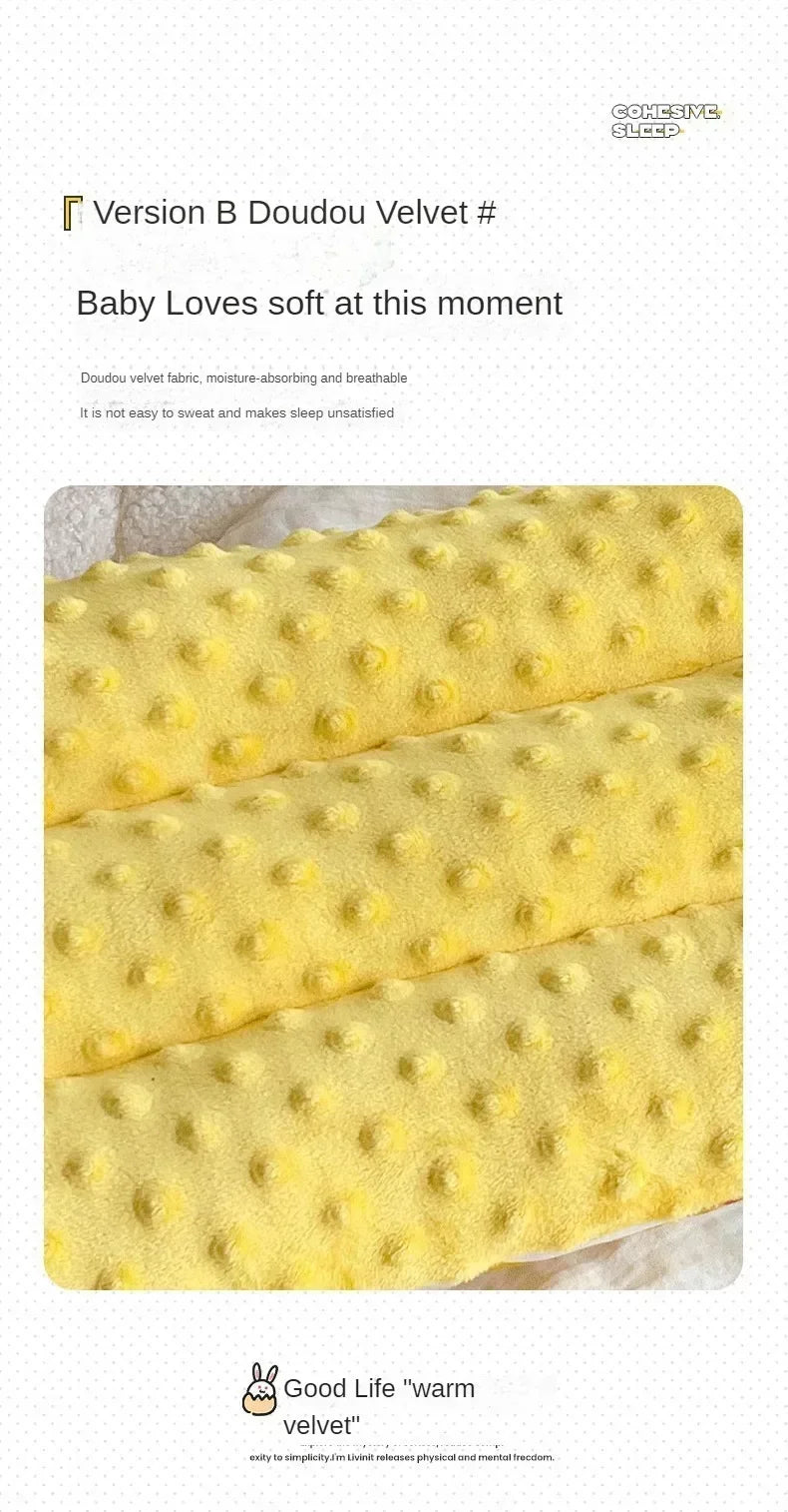 Baby sleep pillow by Nova Mart featuring soft cotton fabric with a cute cartoon design, removable and washable for baby bedding.