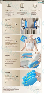 Nova Mart 4D SL-Track Zero Gravity Massage Chair with full-body design and advanced massage rollers.