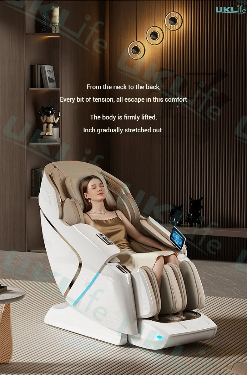 Nova Mart 4D SL-Track Zero Gravity Full Body Massage Chair with sleek design and advanced massage rollers