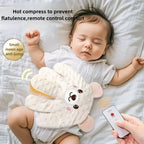 Baby sleep aid palm pillow from Nova Mart with remote control, designed to soothe and comfort infants during sleep.