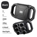 Wireless Nova Mart Fascia Gun with 42 massage heads for deep tissue body massage and muscle relief.