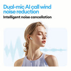 Lenovo LE209 ANC earbuds with HiFi 12mm drivers and 30-hour battery, wireless earphones shown in the image.