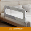 Nova Mart IMBABY baby bed rail guard, adjustable safety barrier for preventing falls in a secure, child-safe sleeping environment.