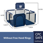Large waterproof indoor baby playpen by Nova Mart, safe and secure barrier fence for children.