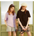 Men's oversized cotton T-shirt featuring humorous meme print with "I Love My Girlfriend" message, from Nova Mart.