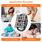 Wireless Nova Mart fascia gun with 42 massage heads for deep tissue body massage and muscle relaxation.