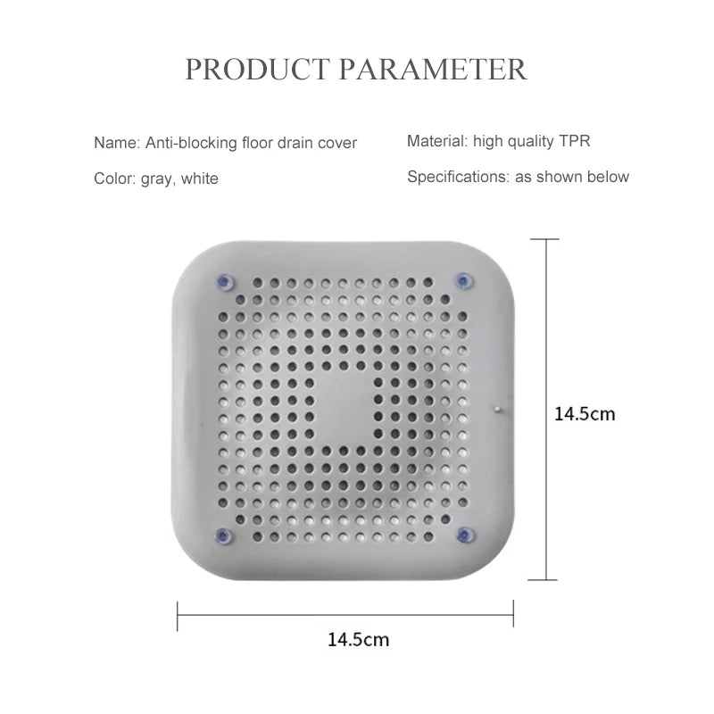 Silicone Sink Strainer, Shower Drain Plug Hair Catcher, Bathtub Kitchen Sink Filter Screen Bathroom Accessories - Image 17