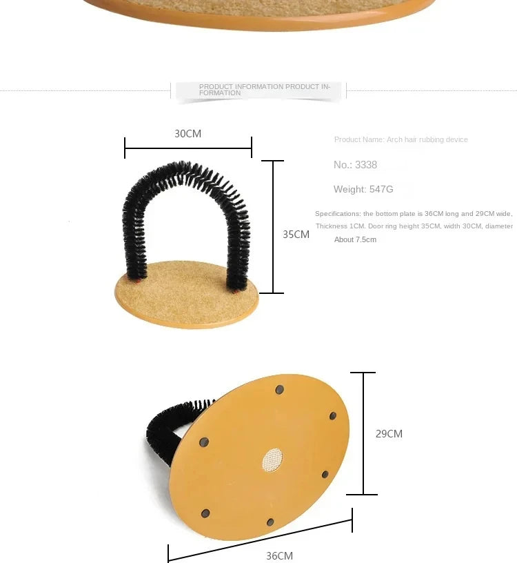 Cat Toy Arch Self Groome – Massage - Image 10