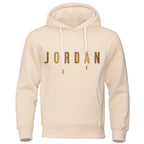 Men's hooded sportswear hoodie by Nova Mart, knit polyester casual pullover with front pockets and adjustable drawstring hood.