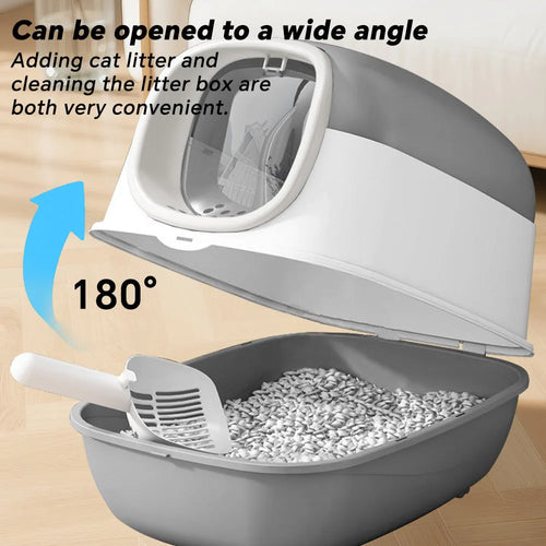 Antibacterial Cat Box – 99.9% Bacterial Inhibition