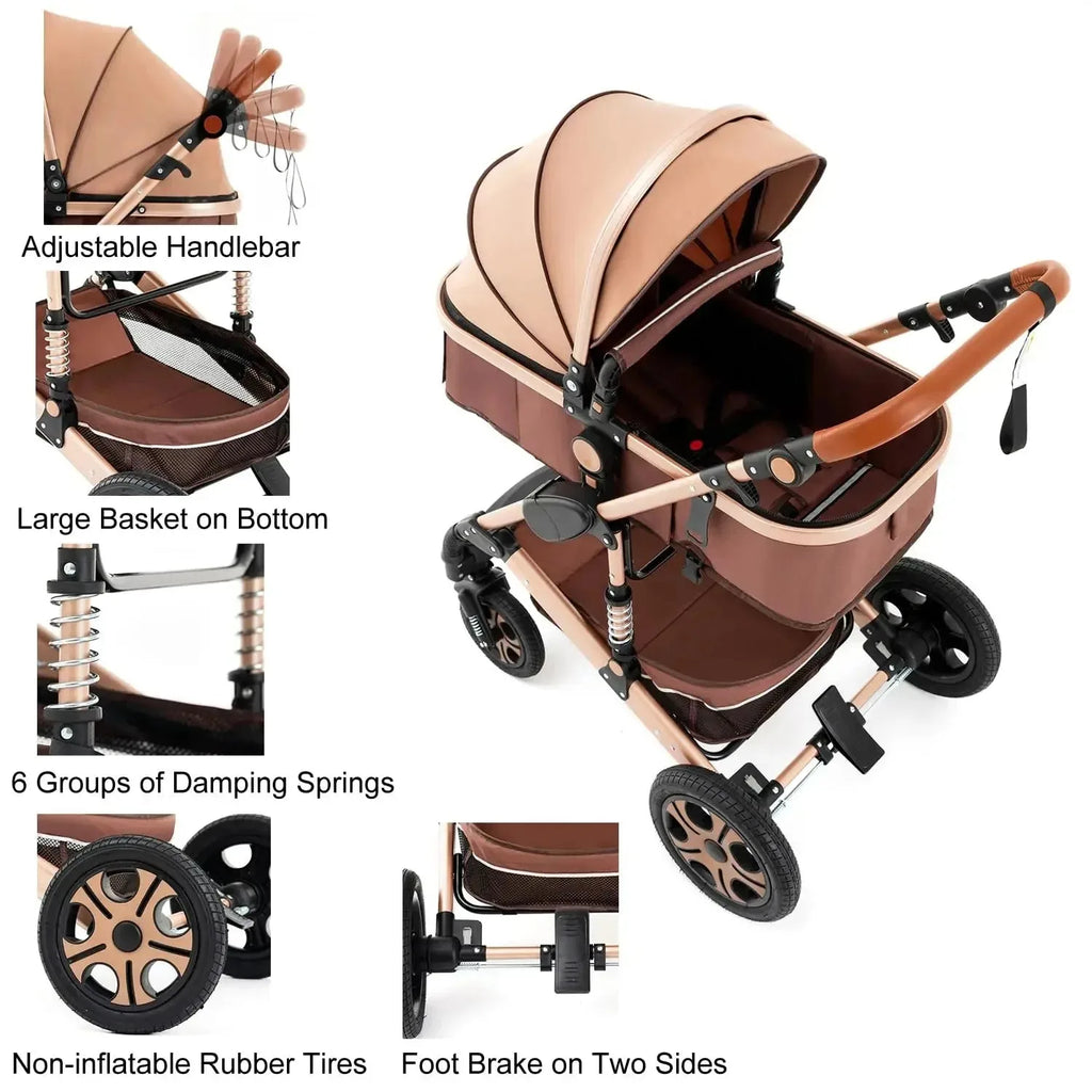 Baby Stroller Combo Car Seat foldable pram