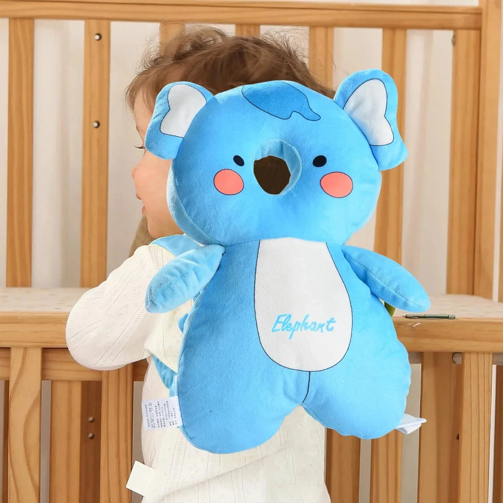 Nova Mart baby safety head protector backpack with soft safety pads for infants and toddlers.