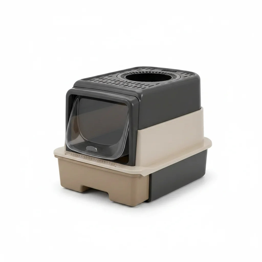 Cat Litter Box Flip Door – Odour Lock - Image 1