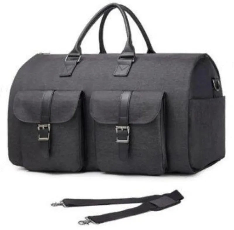Nova Mart convertible travel clothing carry-on luggage bag with multiple compartments and adjustable straps for versatile packing.
