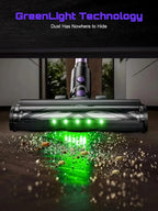 Nova Mart 10-in-1 cordless stick vacuum cleaner with 55Kpa suction and 500W motor, shown in a modern home setting