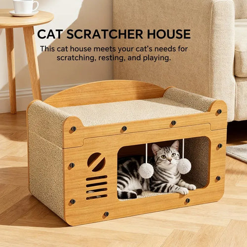Double Layer Cat Scratcher Sofa – 56cm
