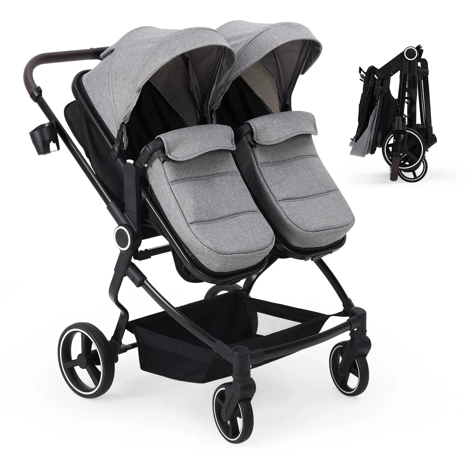 Double Stroller for newborn and toddler